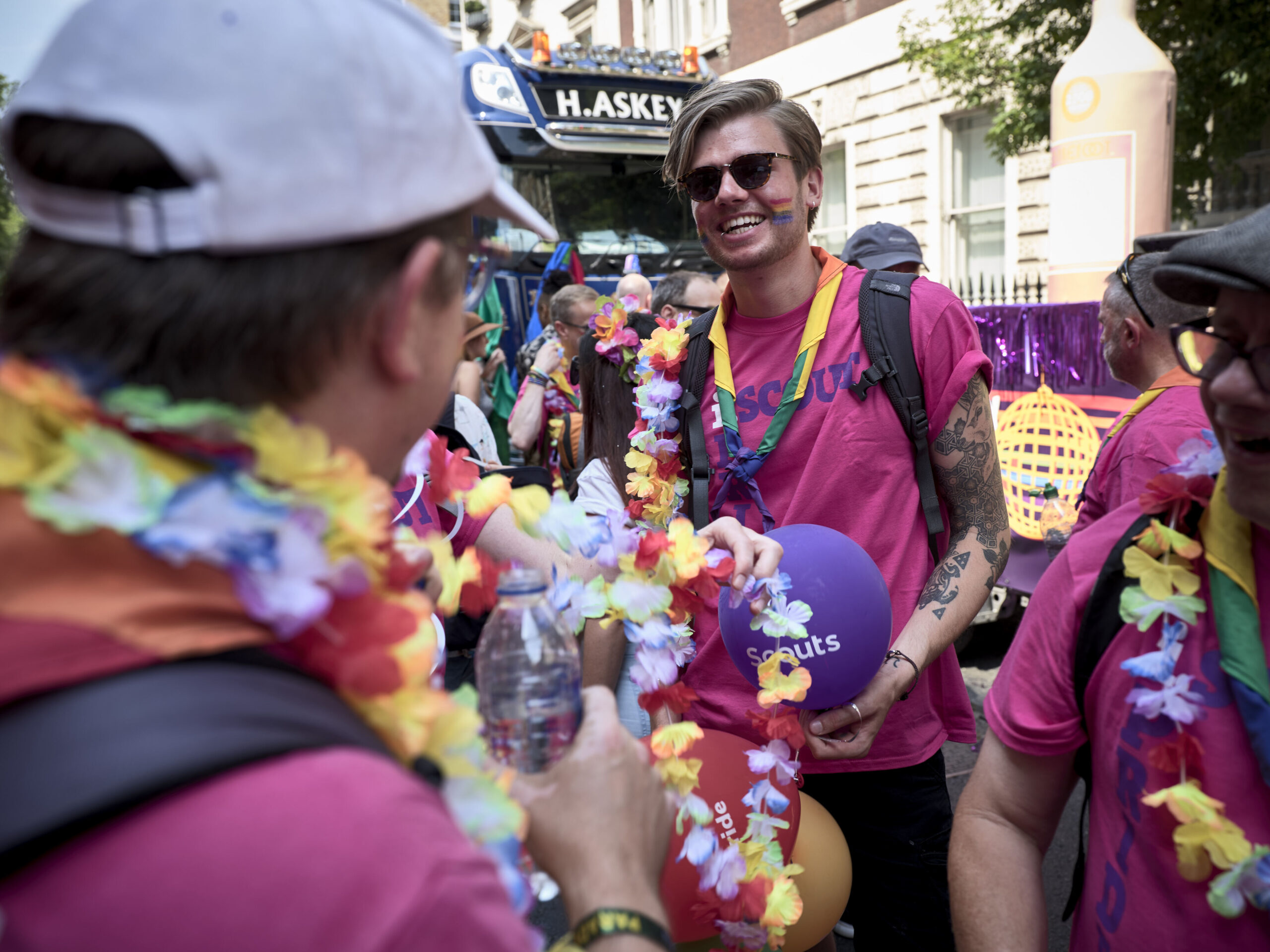 A man at London Pride